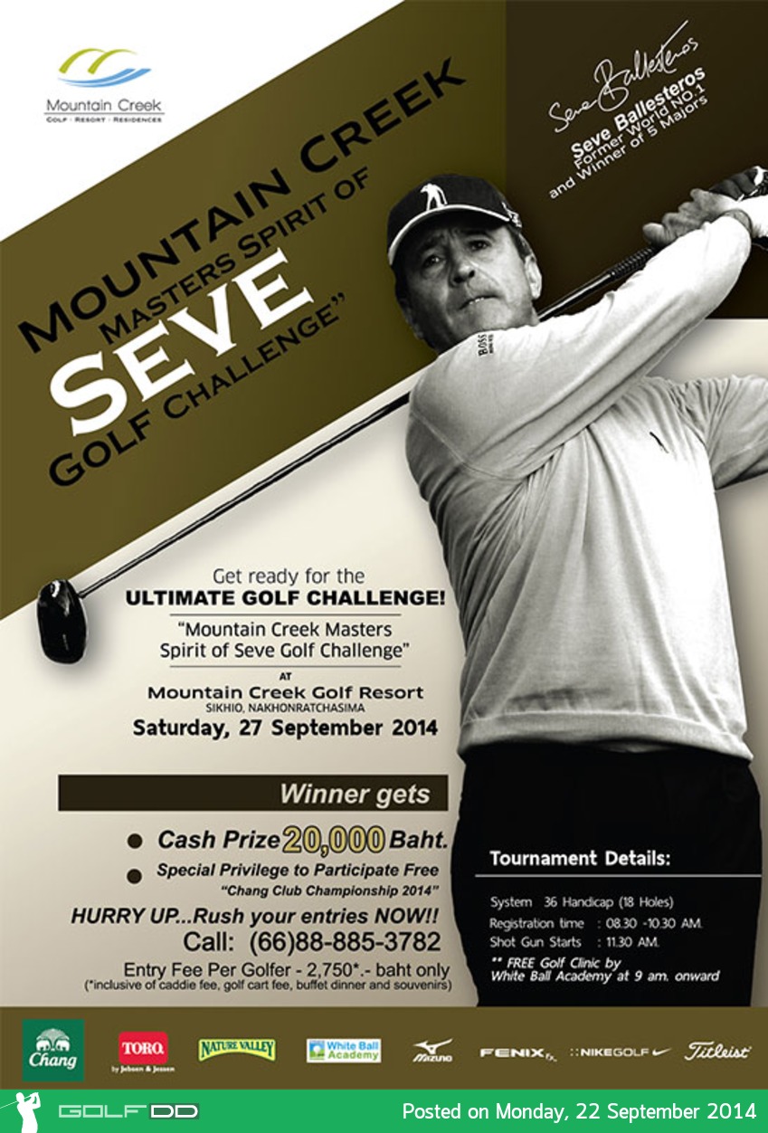 Mountain creek Masters Spirit of Seve Golf Challenge 