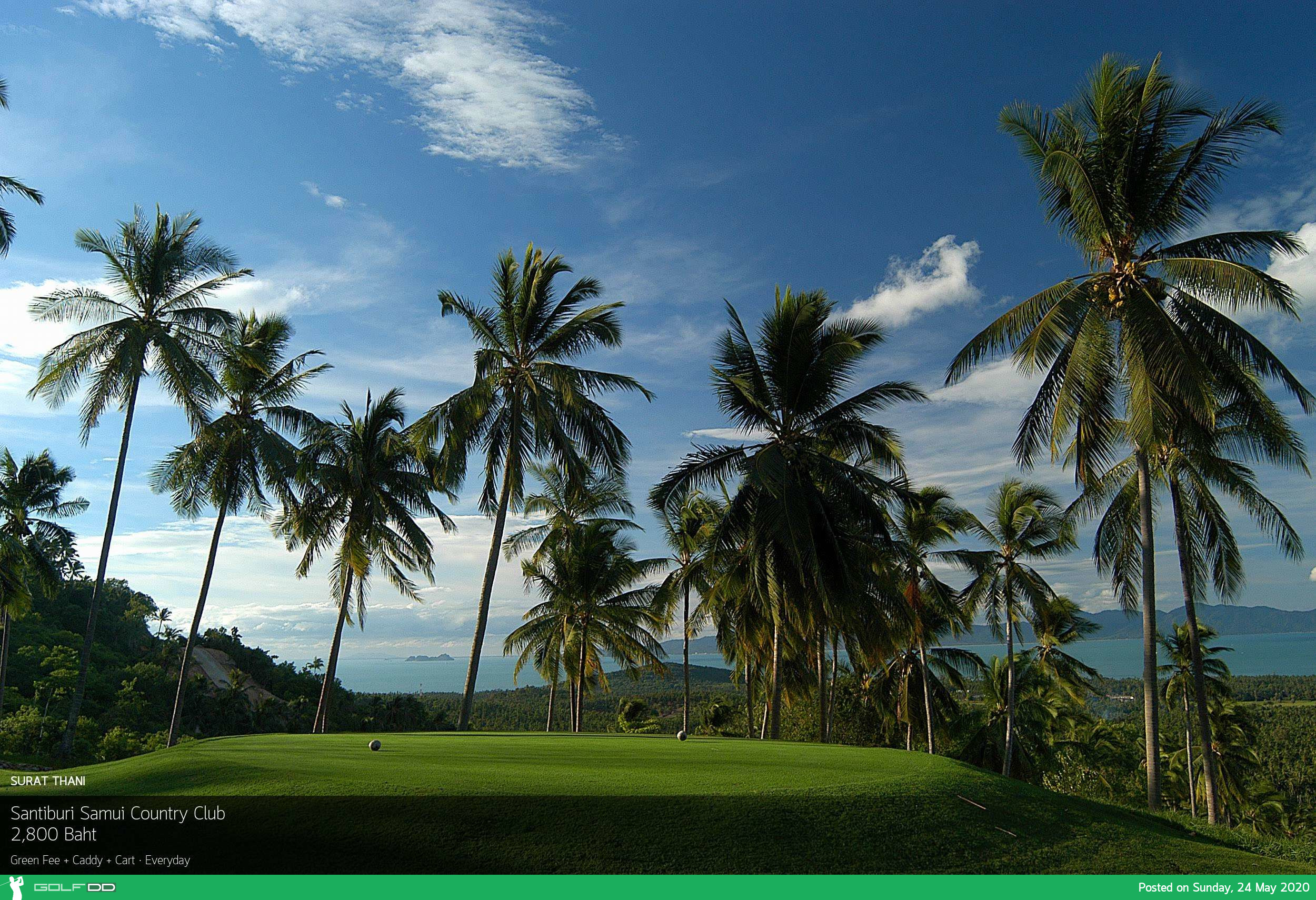 วันอาทิตย์ทั้งทีอยู่บ้านก็เบื่อแย่ไปออกรอบกัน สนาม Santiburi Samui Country Club  ออกโปรแรงเอาใจนักกอล์ฟ 