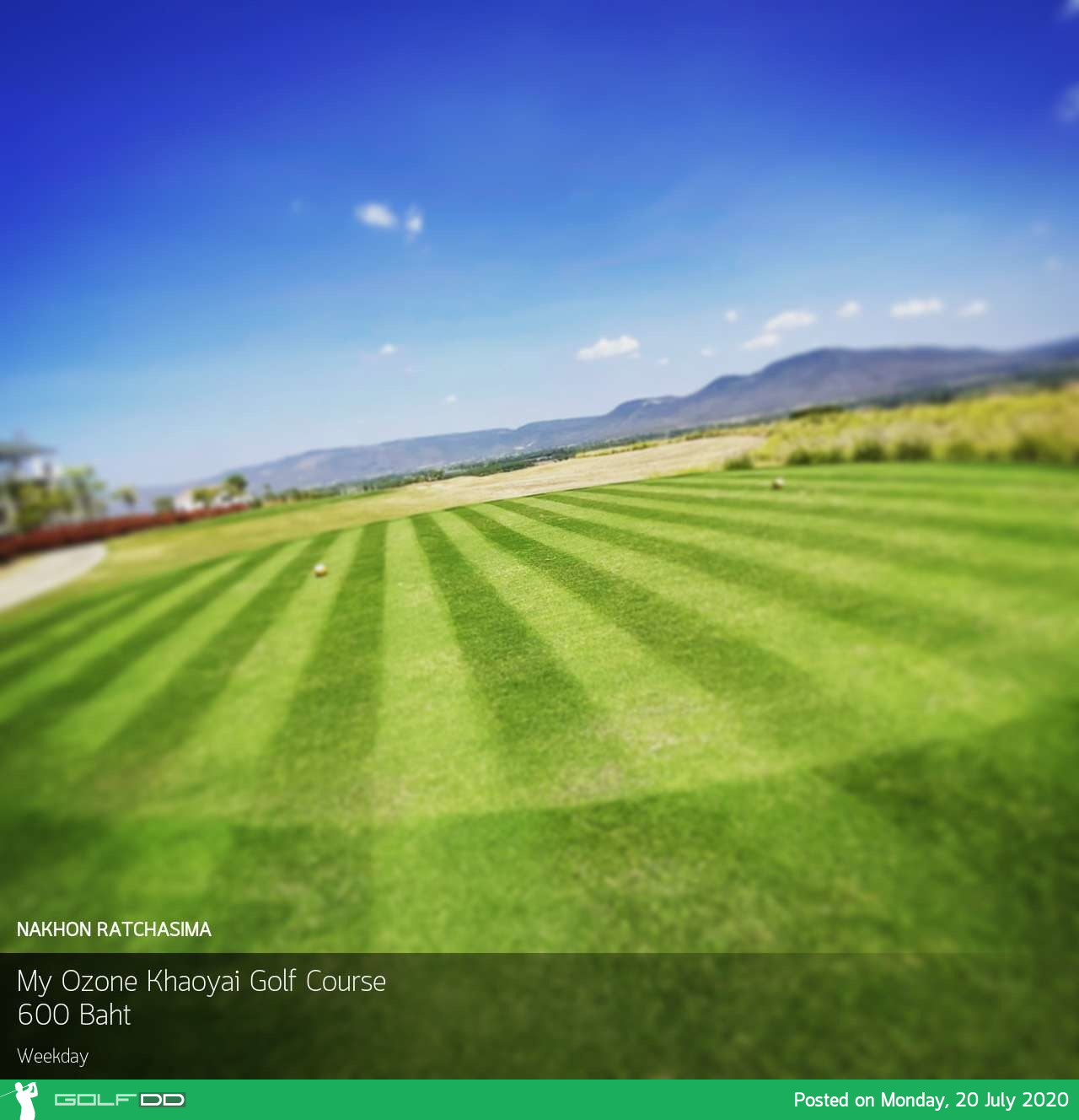 เศรษฐกิจไม่ค่อยดีเท่าที่ควร My Ozone Khaoyai Golf Course ออกโปรแรงสู้เศรษฐกิจลดราคากรีนสุดคุ้ม 