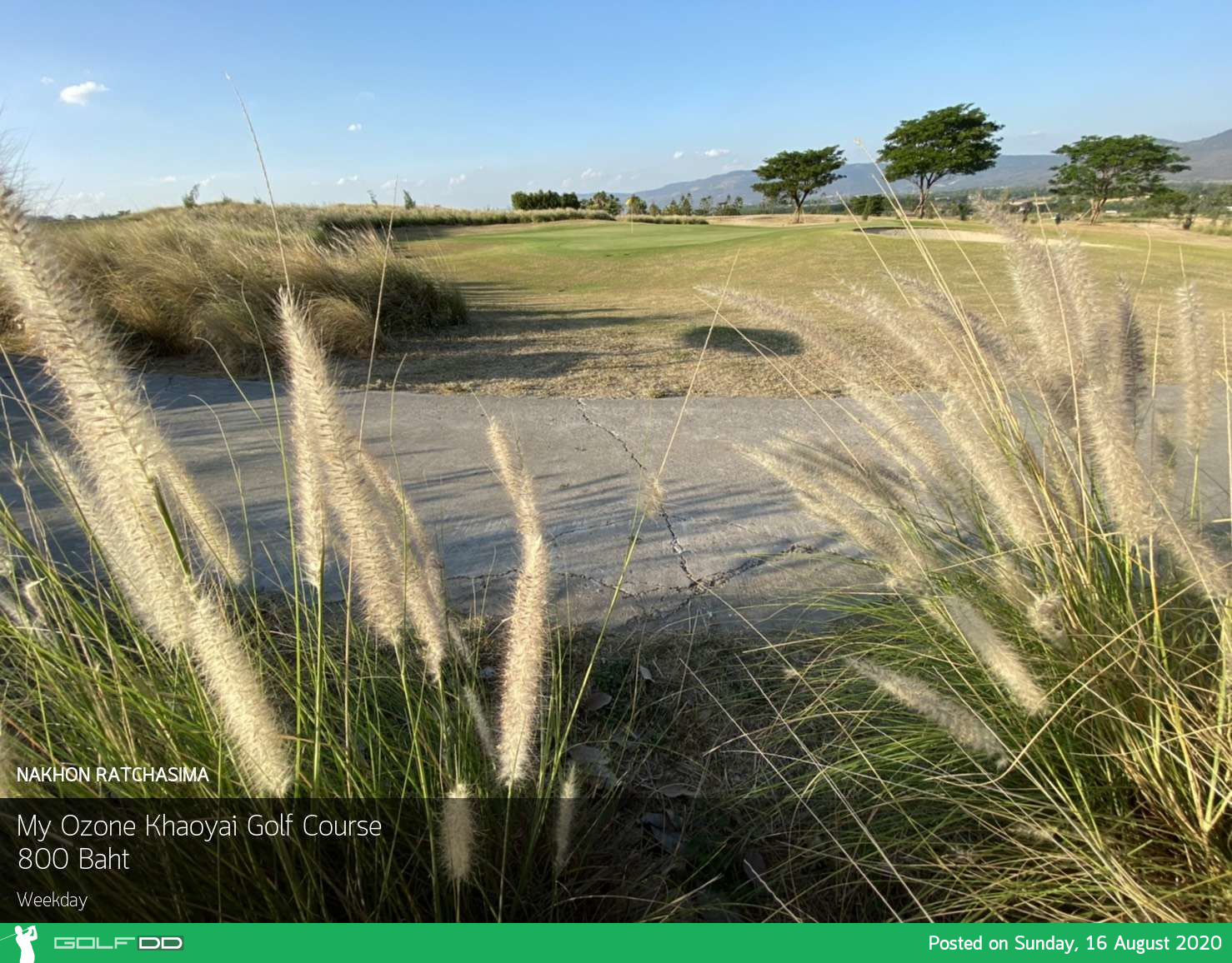 อัพเดทราคาสนามกอล์ฟสุดสวย My Ozone Khaoyai Golf Course บรรยากาศก็เกินคุ้มกับราคาแล้ว 