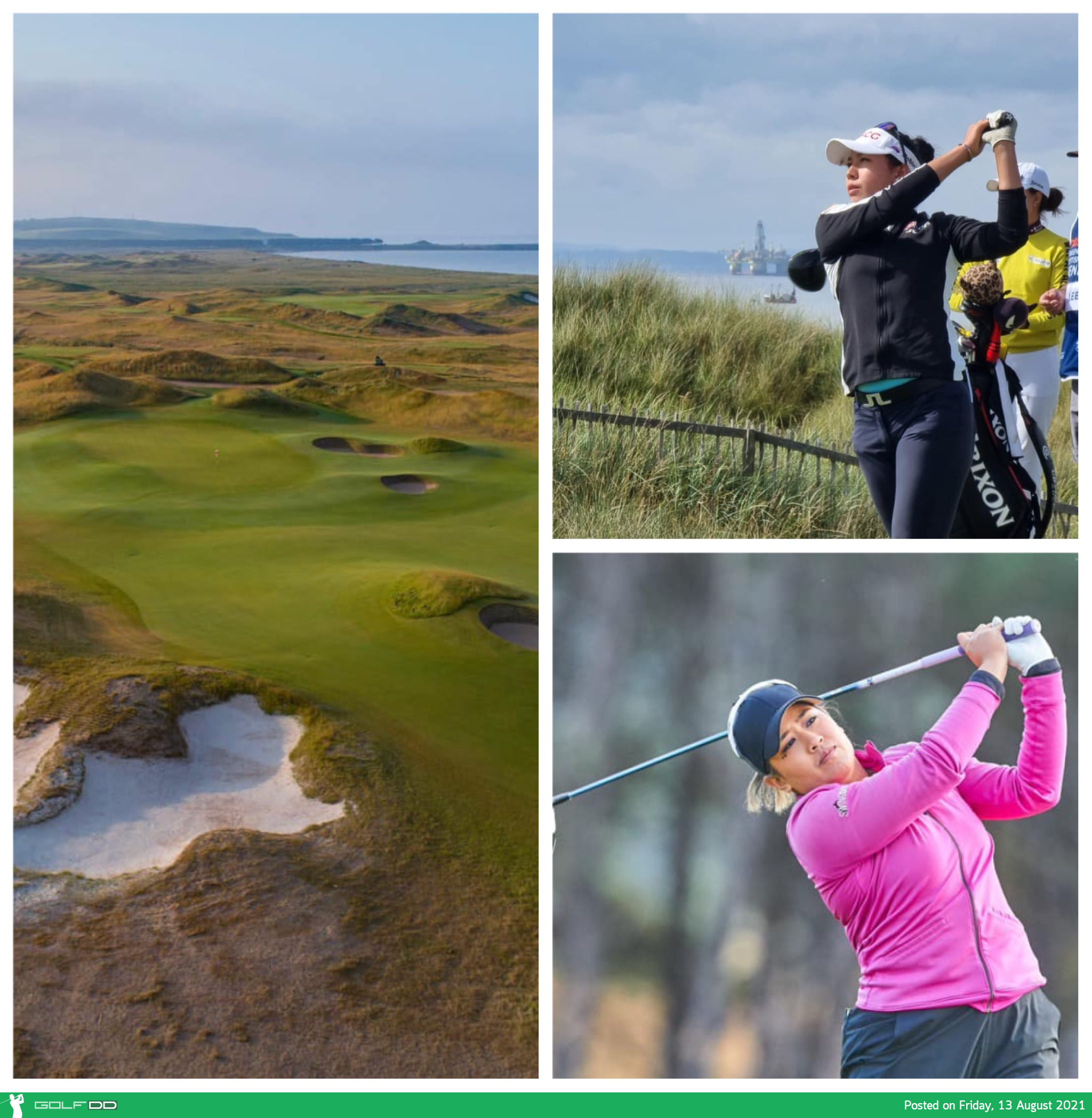 รอบแรก เบียดๆ ผู้นำ เพียง 2 สโตรก ใน Trust Golf Women’s Scottish Open 2021 รอลุ้น วันนี้อีกรอบ 