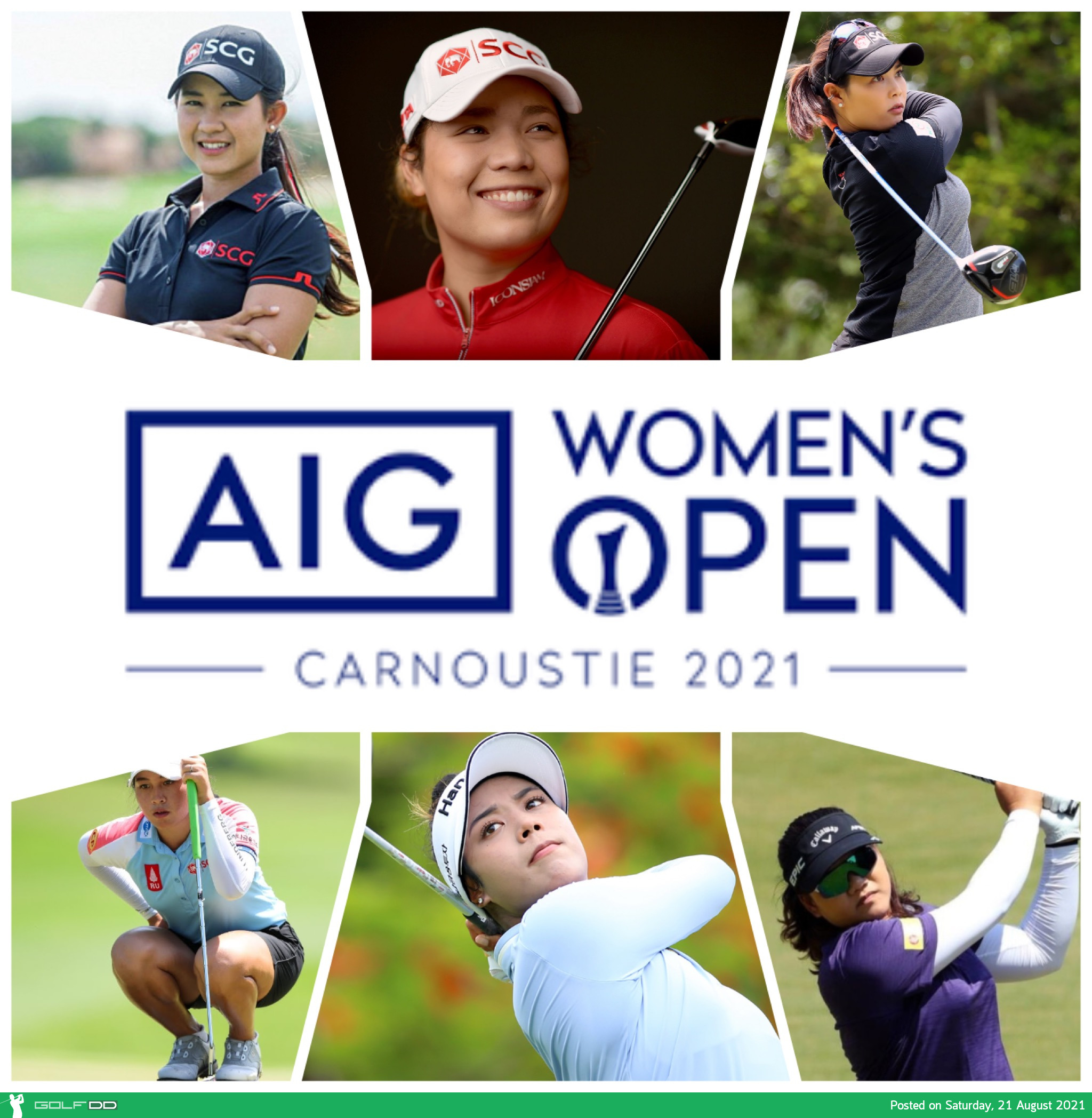 สาวไทย 6 คนจาก 11 คนผ่านการตัดตัว เข้าลุ้นแชมป์ใน AIG Women’s Open ที่