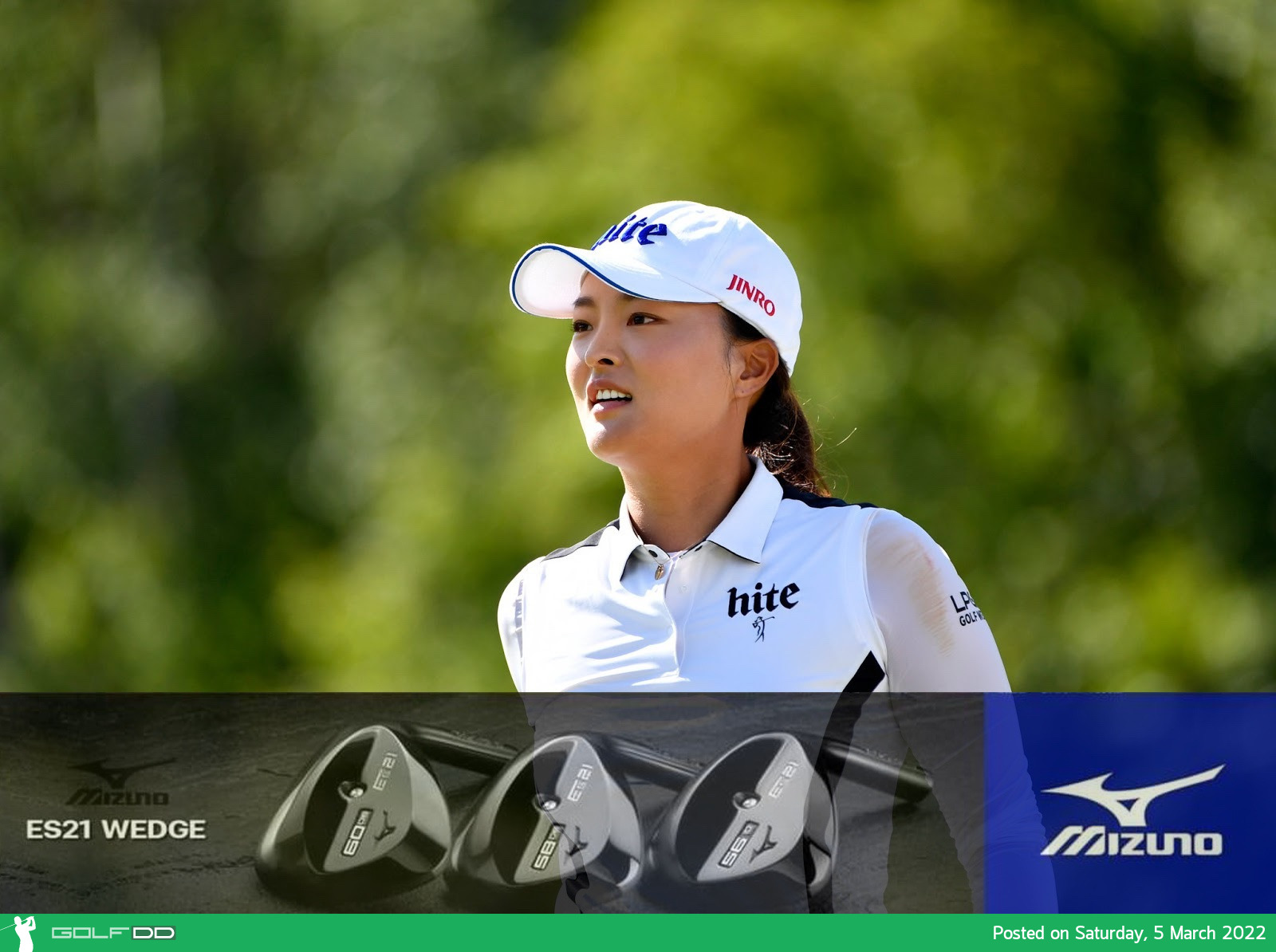 จินยองโก อันดับ 1 ของโลก ยิง 5-อันเดอร์พาร์ 67 รอบสอง การแข่งขันชิงแชมป์โลก HSBC Women's World Championship ร่วมกับเอมี่ หยาง ที่สูงสุดของลีดเดอร์บอร์ดในเวทีครึ่งทางของการแข่งขัน 