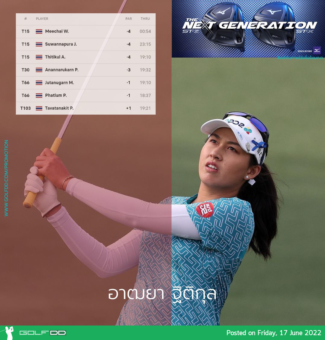 ผลงาน 7 โปรสาวไทย จบรอบแรกกอล์ฟแอลพีจีเอทัวร์ Meijer LPGA Classic for Simply Give 