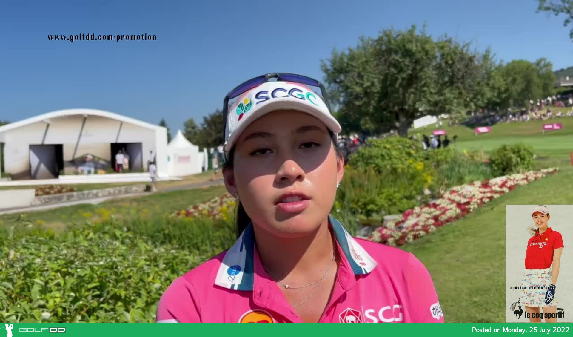 “จีโน่” กล่าวถึงผลงานใน Evian Championship 