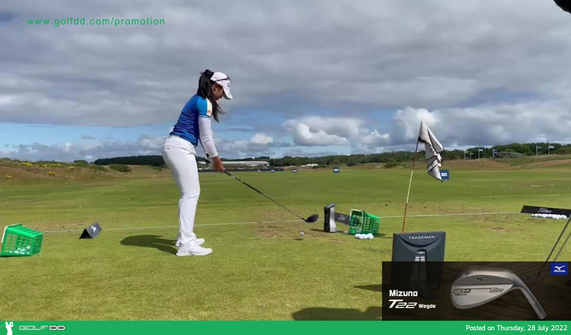 ปาจรีย์ อนันต์นฤการ เตรียมพร้อมก่อนทำศึก Trust Golf Women's Scottish Open 