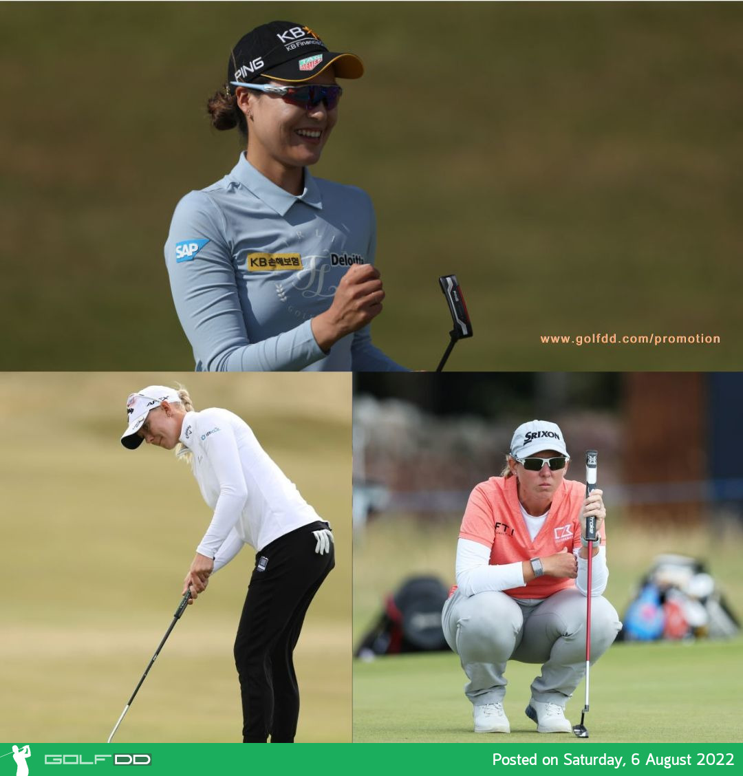 อิน  กี ชุน นำเดี่ยวที่ 8 อันเดอร์  ในกอล์ฟ AIG Women’s Open 2022 เมื่อวันที่ 5 สิงหาคม 