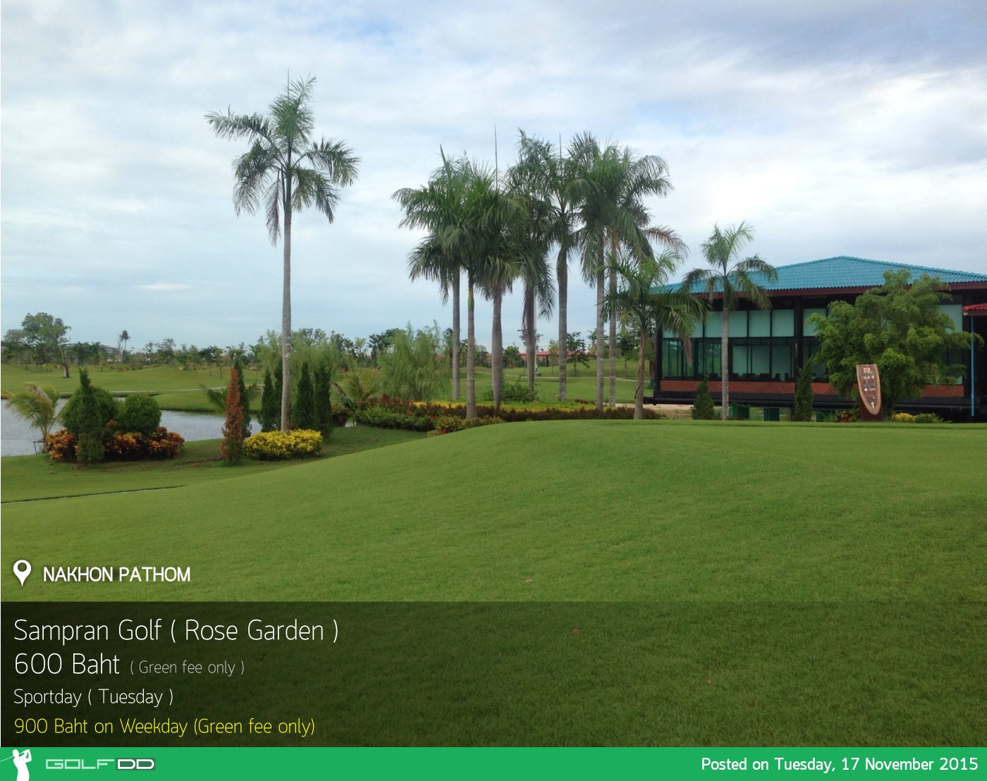 Sampran Golf (Rose Garden) News สนามกอล์ฟ สามพราน (โรส การ์เด้น)