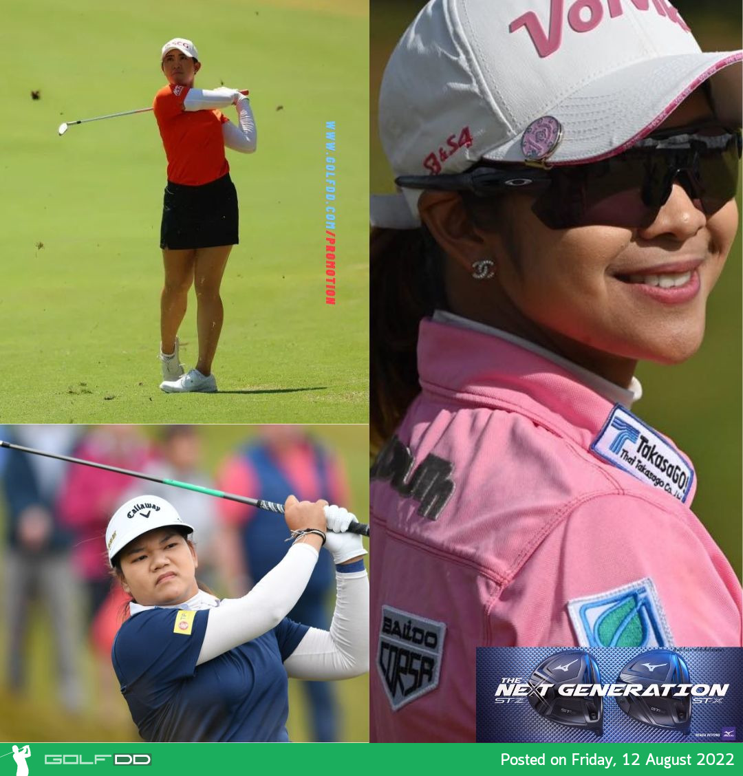 “โปรเมียว” ปาจรีย์ ออกสตาร์ทการป้องกันแชมป์ ISPS Handa World Invitational ด้วยการทำ 1 อันเดอร์ อยู่ที่ 30 ร่วม ตามผู้นำ อแมนด้า โดเฮอร์ตี้ 5 สโตรก เมื่อวันพฤหัสบดีที่ 11 สิงหาคม 