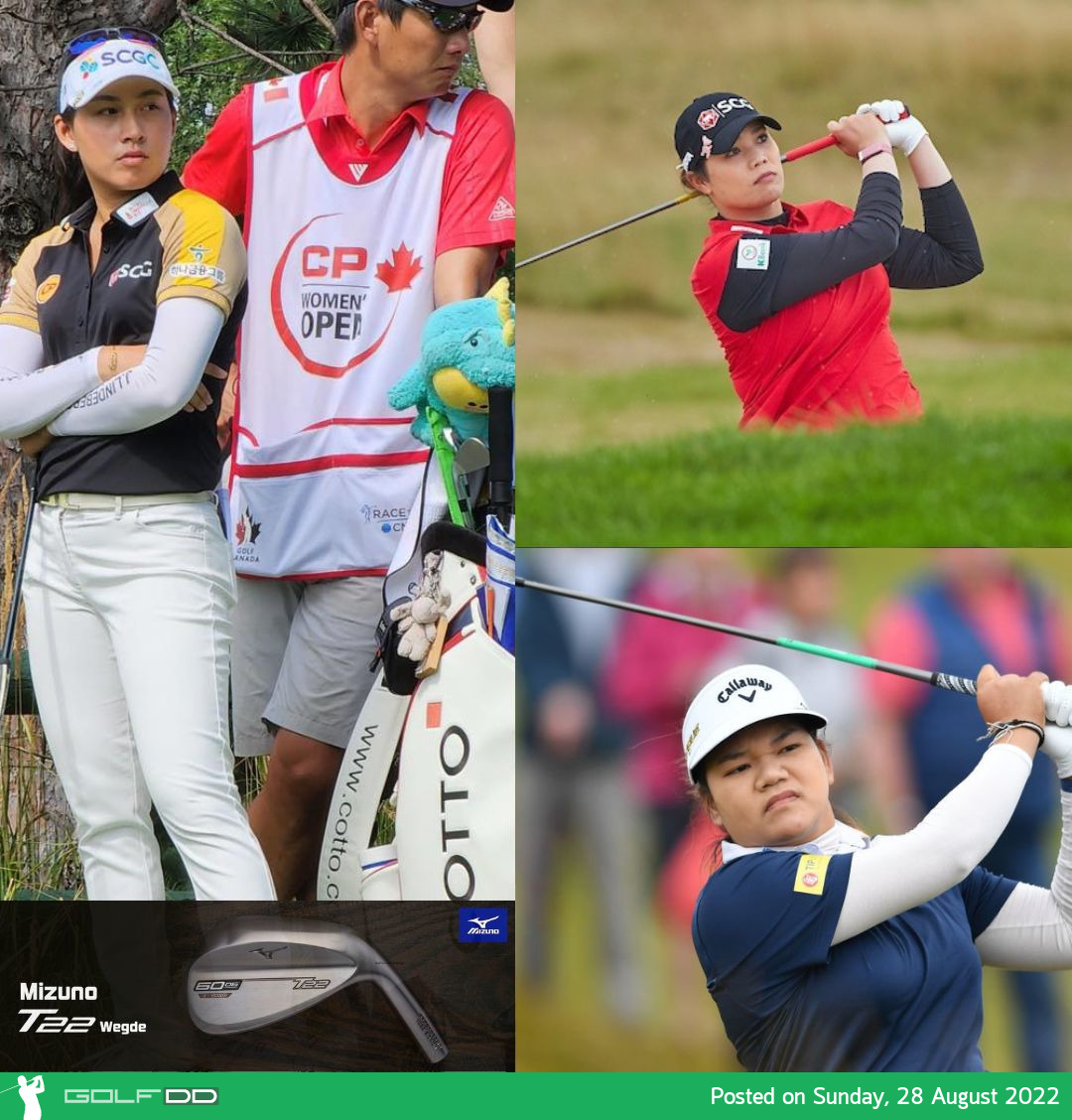 รอบสอง 3 โปรสาวไทยผ่านตัดตัวเข้ารอบไปได้ในรายการ CP Women’s Open 2022 