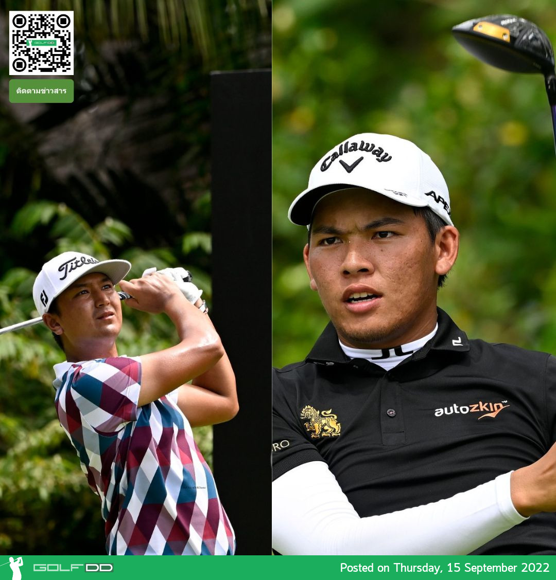 สดมภ์ และ พชร พร้อมลุยแมตช์ที่ 5 รายการ LIV Golf Invitational Chicago 