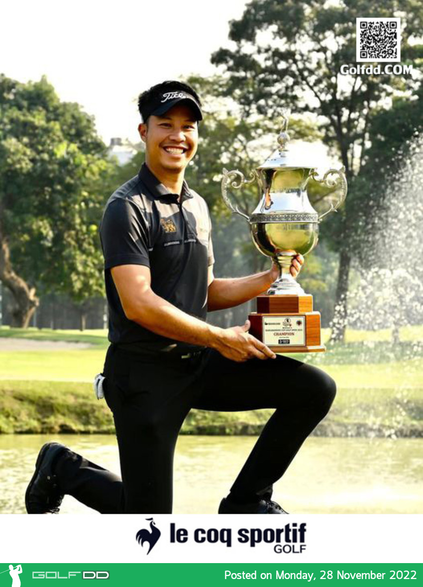 Thailand’s Danthai Boonma won the US$400,000 Bangabandhu Cup Golf Bangladesh Open today after an enthralling two-horse race with close friend and compatriot Kosuke Hamamoto. 