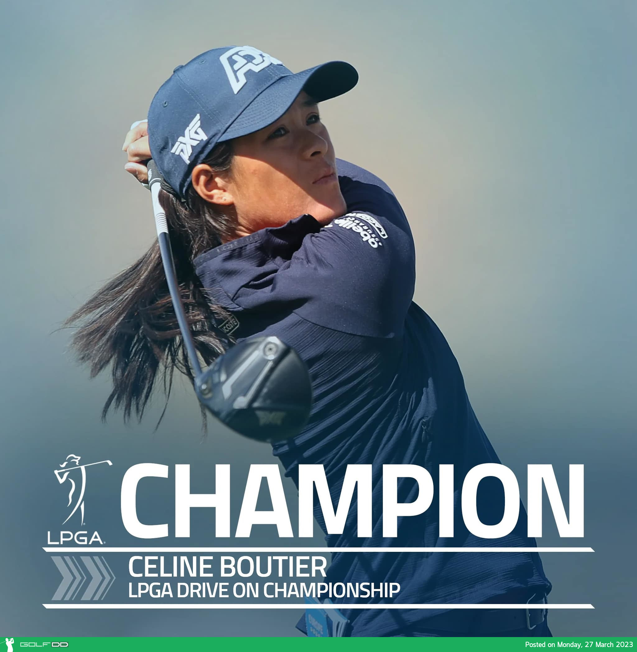 ยินดีกับแชมป์ CELINE BOUTIER คว้าแชมป์ LPGA Drive On Championship​ 2023 