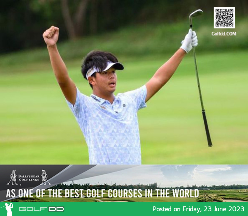 "ทีเค" รัชชานนท์ ฉันทนานุวัฒน์ ผ่านเข้าสู่รอบ 16 คนสุดท้ายรายการ The Amateur Championship ณ สนาม Hillside Golf Club 