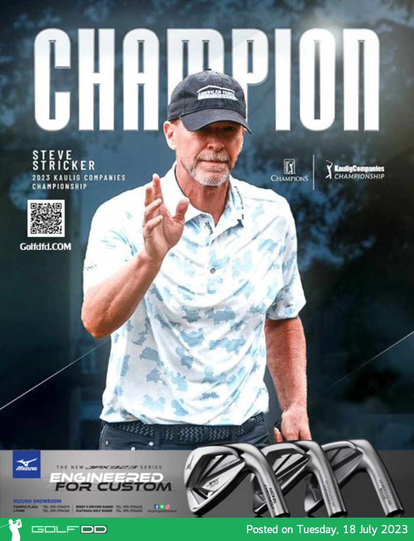 “Steve Stricker” CHAMPION 2023 Kaulig Companies Championship 