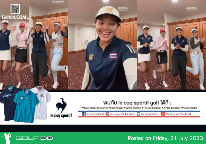 “OneOn” Achiraya Sriwong จบรอบ 3 นำเดี่ยว ที่ 2 อันเดอร์ Singapore Open Amateur Championship 2023 