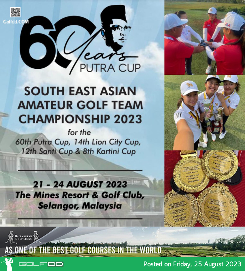 “OneOn” Achiraya Sriwong คว้าแชมป์  "Southeast Asian Amateur Golf Team Championship"ปี 2023" 