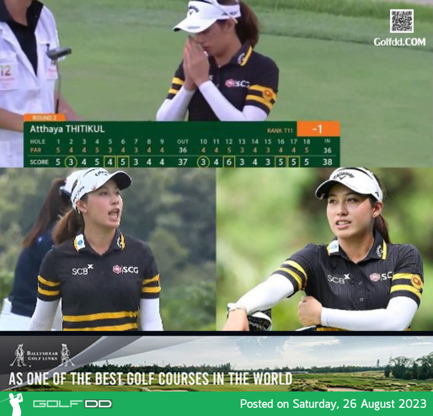 อาฒยา ฐิติกุล  ตามผู้นำ 5 สโตรก  รั้งอันดับ11ร่วม รอบสอง​ Hanwha​ Women's​ Open 