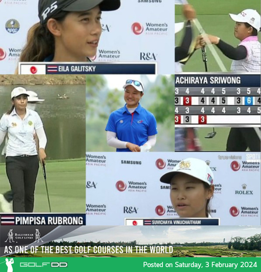 8 สาวไทยผ่านตัดตัวยกแผง รายการ Women's Amateur​ Asia-Pacific 