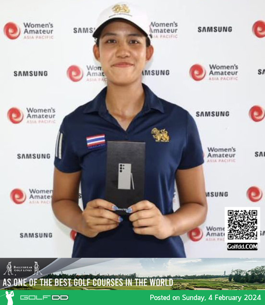 ชอต โฮลอินวันของ “น้ำผึ้ง” นวพร สุนทรียภาส รายการ Women’s Amateur Asia-Pacific Championship 