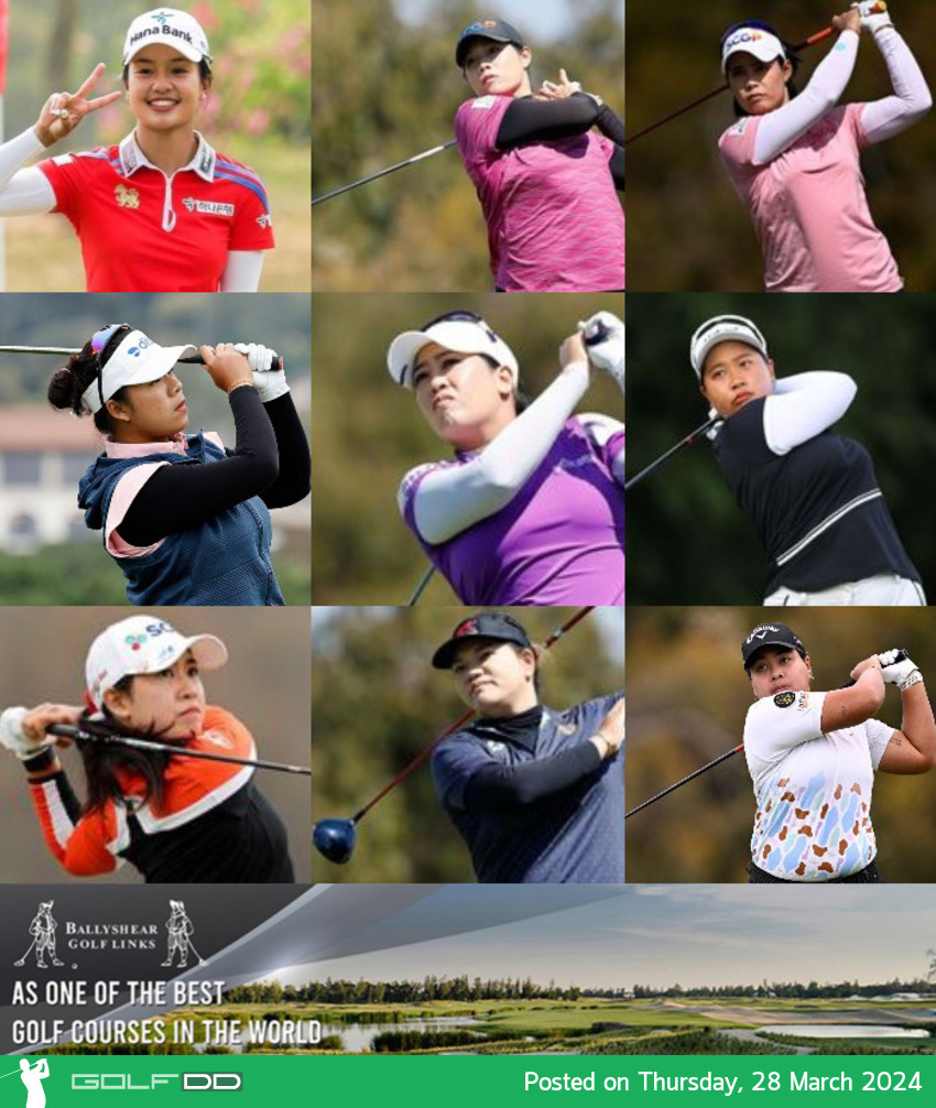 เชียร์ 9 นักกอล์ฟสาวชาวไทย แข่งขันกอล์ฟหญิง LPGA Tour  Ford Championship presented by KCC ชิงเงินรางวัลรวม 2.25 ล้านเหรียญฯ 