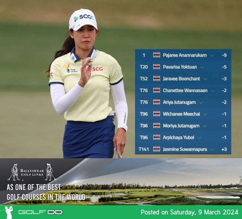 "เมียว" ปาจรีย์ นำเดี่ยว รอบแรก รายการ Ford Championship presented by KCC 