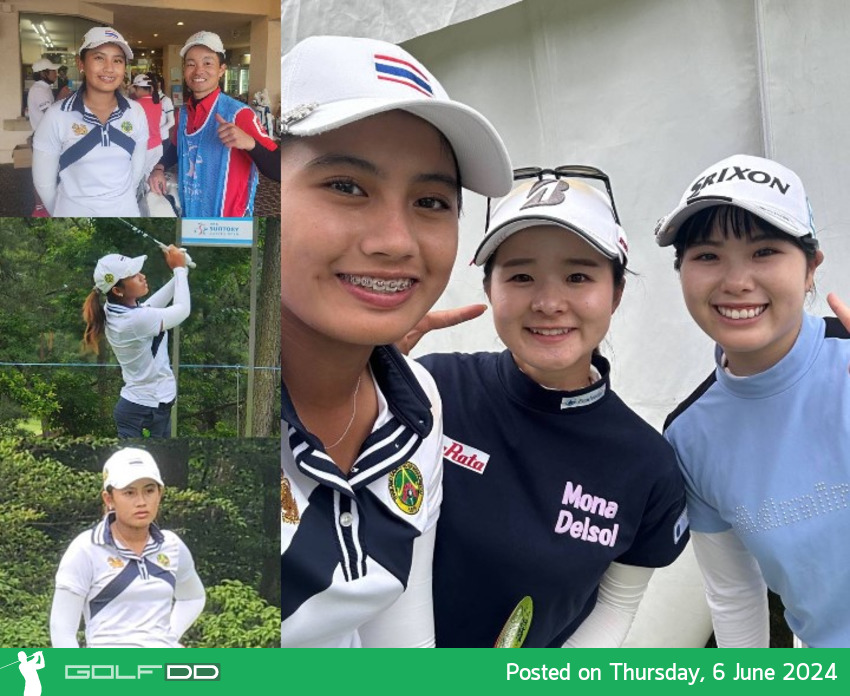 "ฝ้าย" พิมพ์พิศา  จบที่อันดับ 10ร่วม รอบแรกของการแข่งขัน "Ai Miyazato Suntory Ladies Open Golf Tournament 2024" 