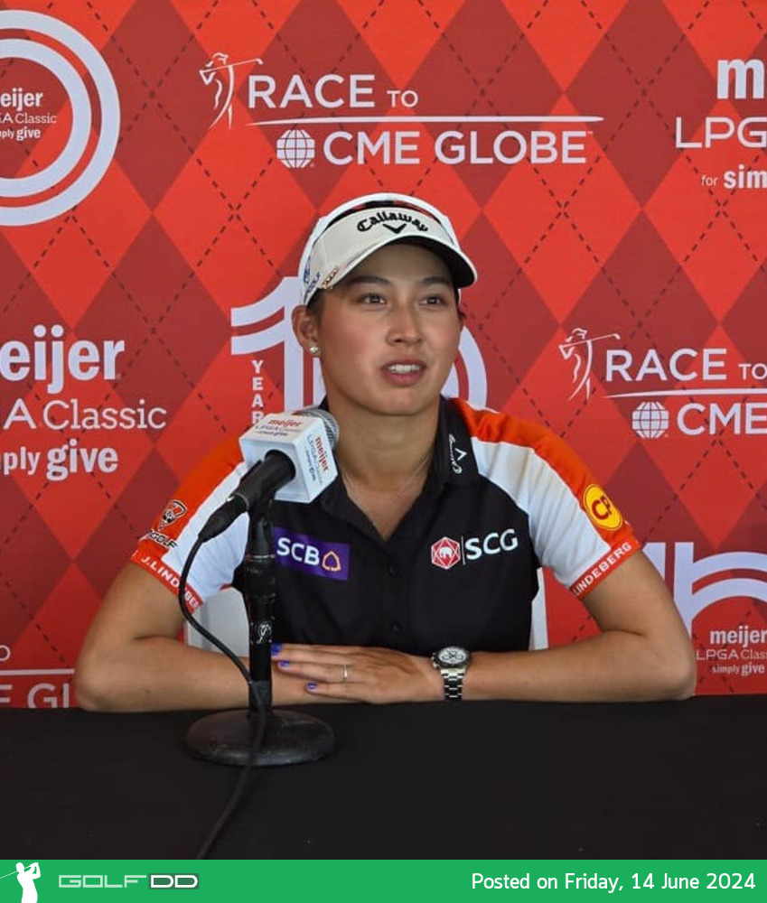 สัมภาษณ์ จีโน่ - อาฒยา เปิดตัวรอบแรก Meijer LPGA Classic 