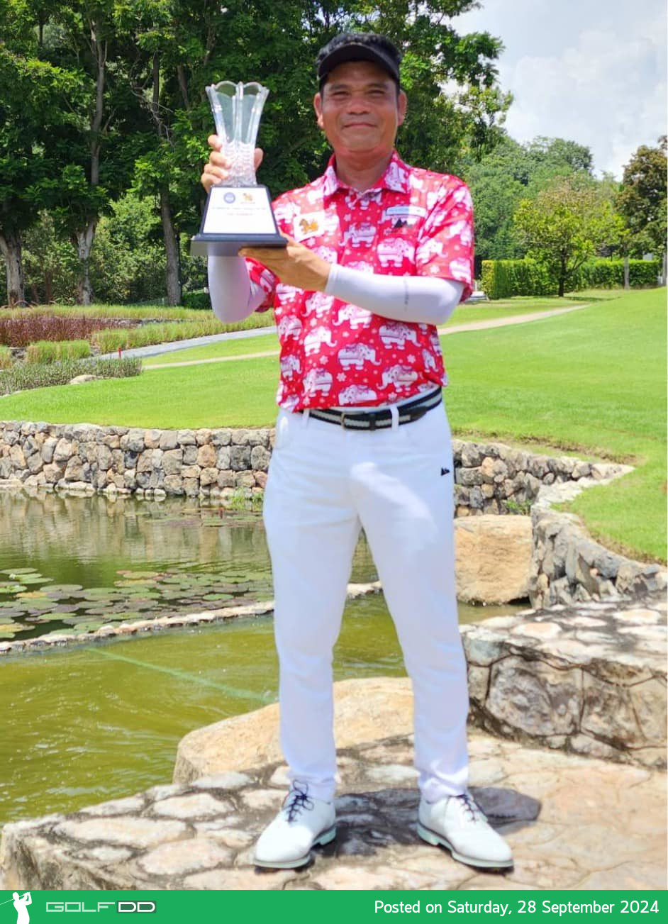 ยินดีกับโปร อุดร ดวงเดชา  คว้าแชมป์ซีเนียร์ทัวร์รายการ SINGHA-SAT Thailand Champions Tour 2024 