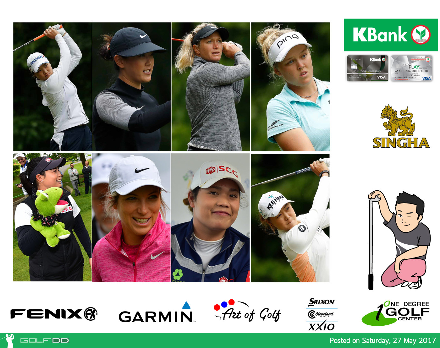 โปรแกรม Golf วันนี้พร้อม ลิงค์เชียร์กอล์ฟ 