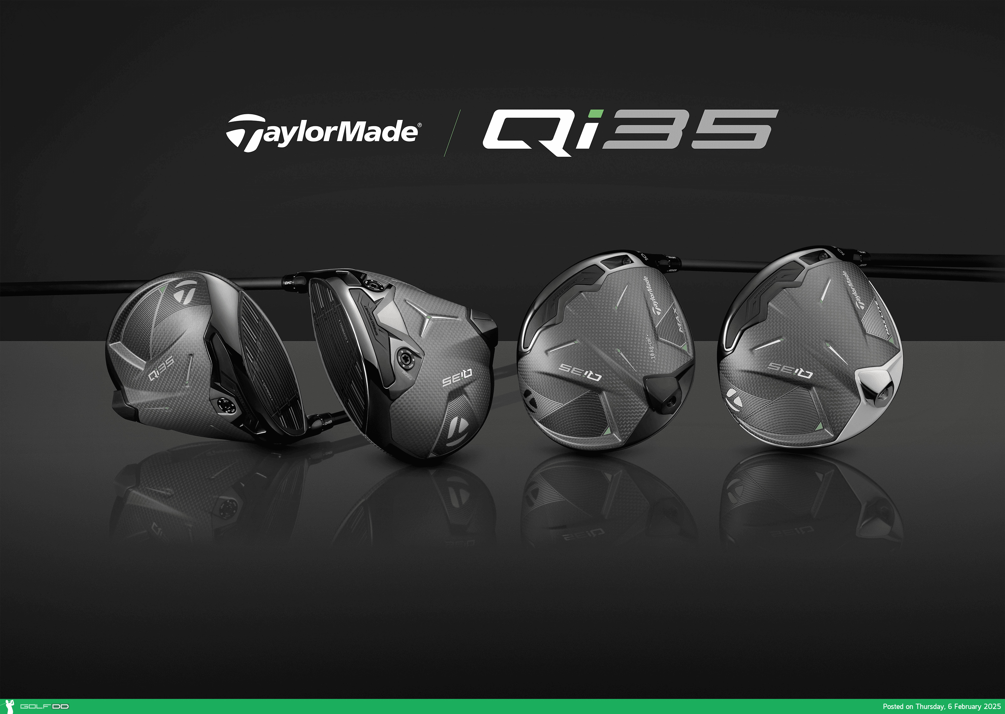 TaylorMade เปิดตัวหัวไม้ Qi35 ใหม่ เพิ่มพลังตีไกลและชดเชยความผิดพลาดสูงสุด 